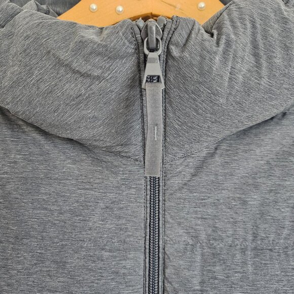 UNIQLO Gray Long Hooded Puffer Coat XL NWOT - Picture 4 of 11
